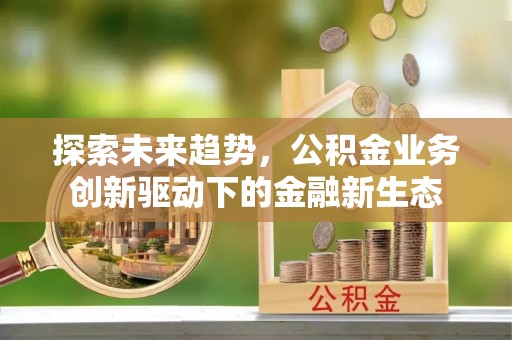 肇州探索未来趋势，公积金业务创新驱动下的金融新生态