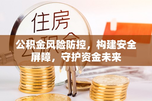 肇州公积金风险防控，构建安全屏障，守护资金未来
