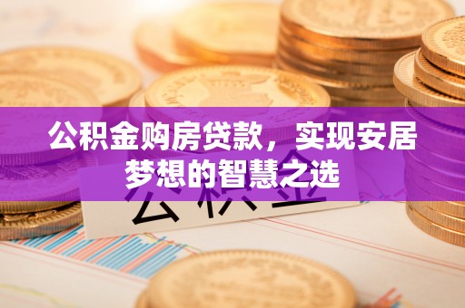 肇州公积金购房贷款，实现安居梦想的智慧之选