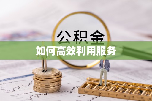 肇州如何高效利用服务