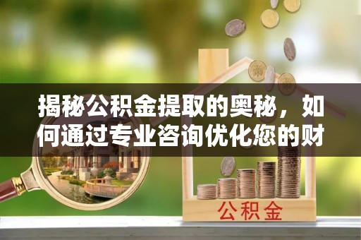 肇州揭秘公积金提取的奥秘，如何通过专业咨询优化您的财务规划