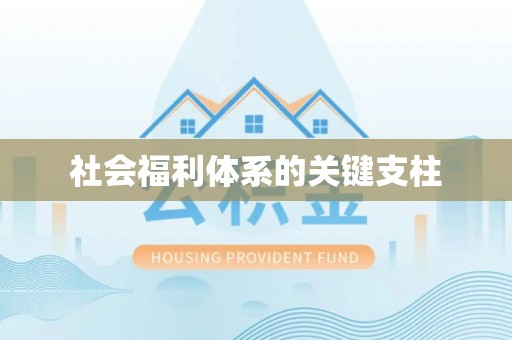 肇州社会福利体系的关键支柱