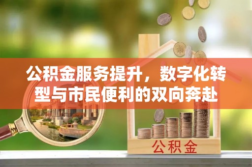 肇州公积金服务提升，数字化转型与市民便利的双向奔赴