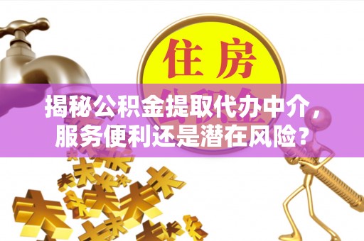 肇州揭秘公积金提取代办中介，服务便利还是潜在风险？