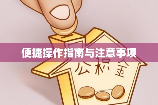 肇州便捷操作指南与注意事项